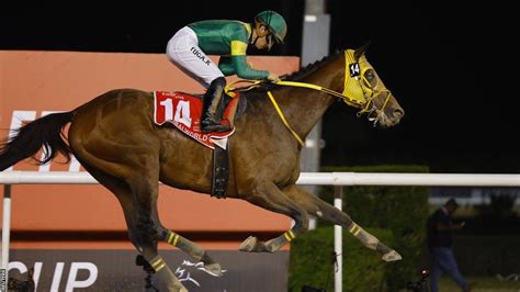 Dubai World Cup: Japanese challenger Ushba Tesoro strikes late .